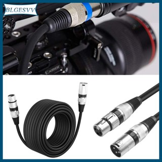 Blg สายเคเบิลเชื่อมต่อ Canon-XLR ตัวผู้ เป็นตัวเมีย สําหรับเครื่องขยายเสียงกีตาร์ เบส