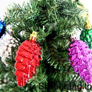 【Buran】จี้ต้นคริสต์มาส สําหรับแขวนตกแต่ง 6 ชิ้น ต่อชุด