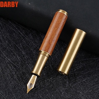 Darby ปากกาหมึกซึมไม้จันทน์ 0.26 มม. ขนาดเล็ก หรูหรา สําหรับสํานักงาน