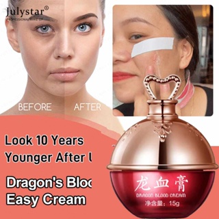 JULYSTAR Dragon&amp;#39;s Blood ครีม Retinol Placenta Royal Moisturizing Whitening Natural Essence Anti Aging ลดริ้วรอย 15g