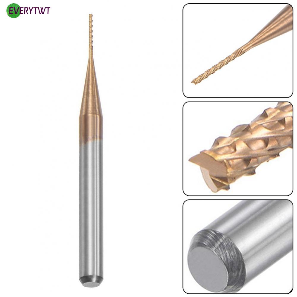 new-end-mill-0-5mm-x-4mm-corn-shape-titanium-coated-high-quality-router-bits