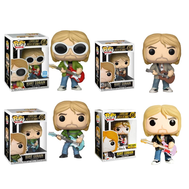 โมเดลฟิกเกอร์นักร้องโคเบน Funko Pop 64 65 66 67 Kurt | Shopee Thailand
