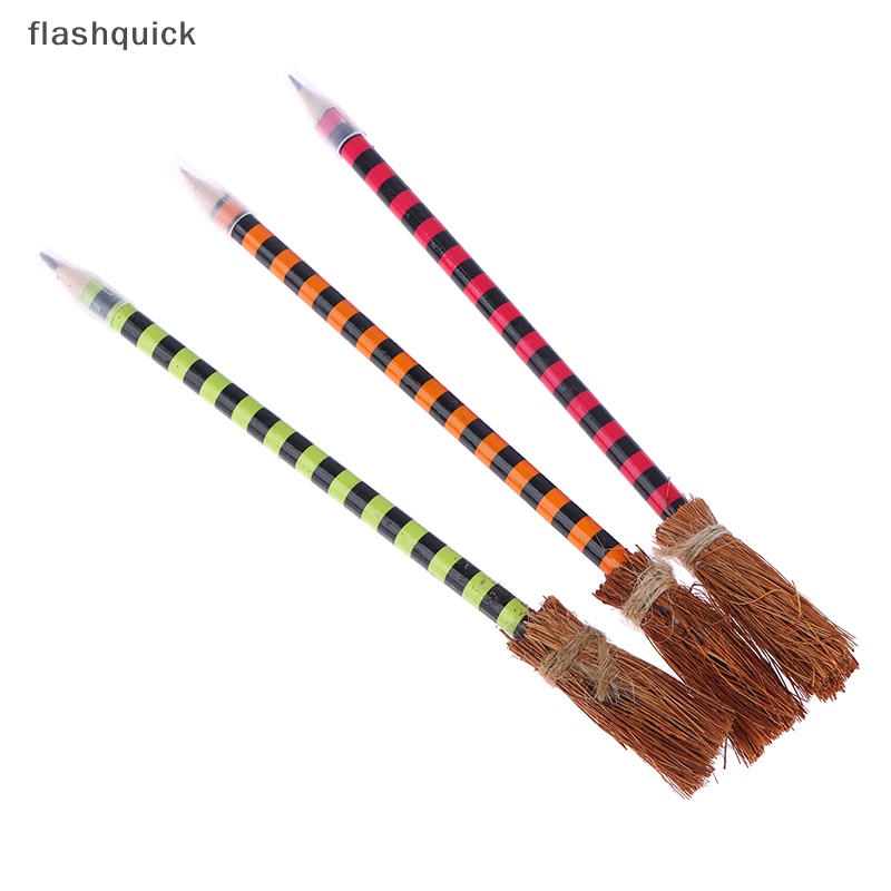 flashquick-12-ชิ้น-ฮาโลวีน-แม่มด-ไม้กวาด-ดินสอ-ที่มีสีสัน-แม่มด-ไม้กวาด-ปากกา-พ่อมด-วิกผม-ดินสอไม้กวาดแม่มด-ดินสอ-ดี