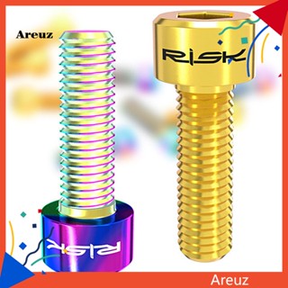 Are สกรูข้อเหวี่ยง M6 CNC ความแข็งแรงสูง ป้องกันการกัดกร่อน สําหรับจักรยานเสือภูเขา 2 ชิ้น