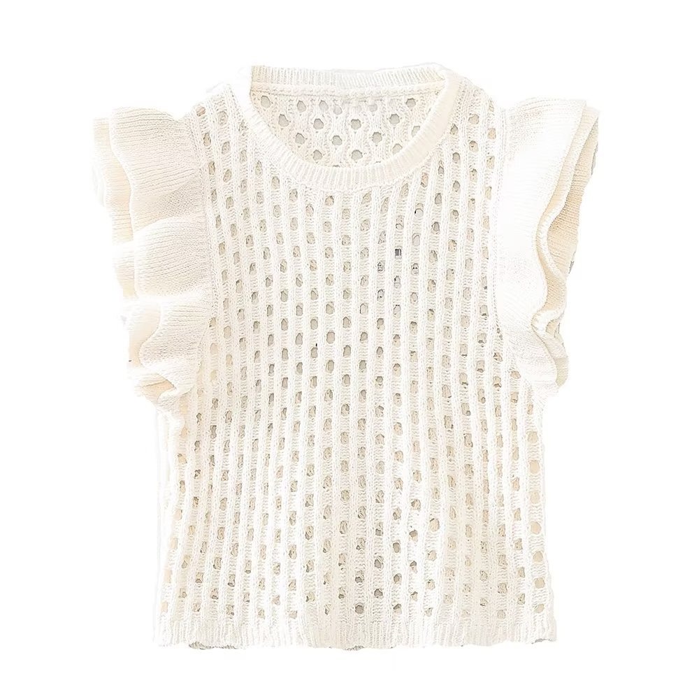uibey-เสื้อกั๊กถัก-คอกลม-กลวง-แฟชั่น-3516
