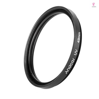 Andoer 49mm UV Ultra-Violet Filter Lens Protector - Capture Stunning Shots with Canon  DSLR Camera