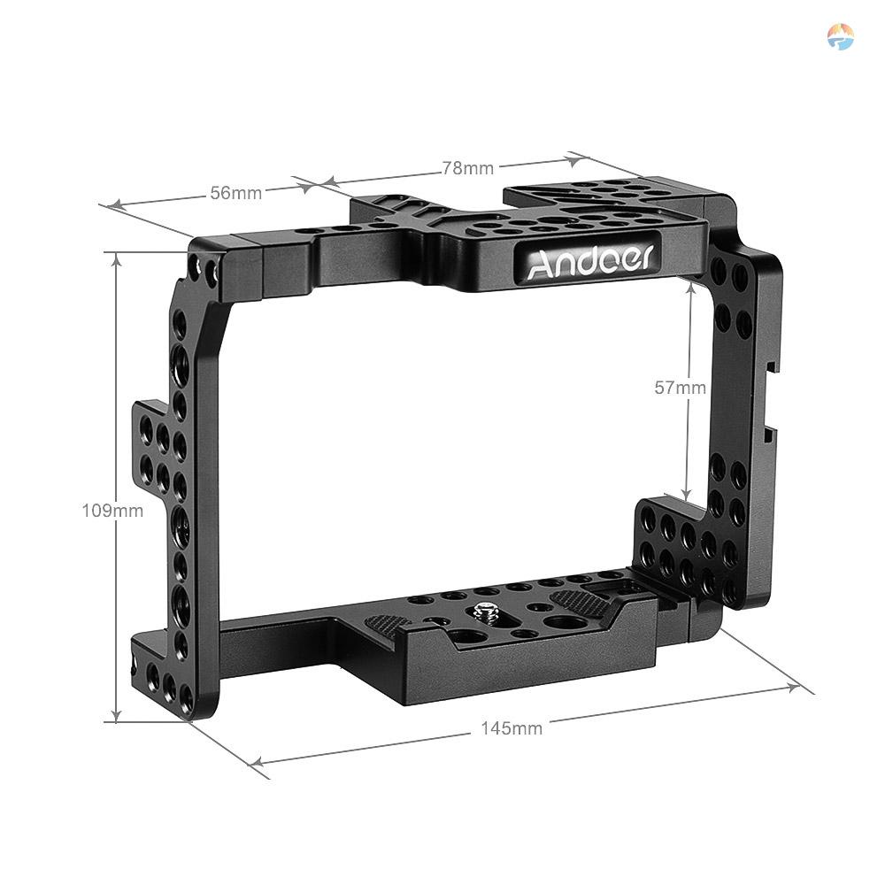 fsth-andoer-protective-video-camera-cage-stabilizer-protector-w-top-handle-for-a7ii-a7rii-a7sii-ildc-mirrorless-camcorder