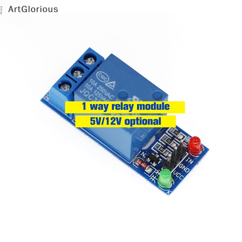 โมดูลรีเลย์-5v-12v-ระดับต่ํา-1-ช่อง-บอร์ดขยายรีเลย์อินเตอร์เฟส-n