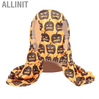 Allinit Halloween Dog  Fashionable Unique Pumpkin Pattern Round Neck Comfortabl Hbh