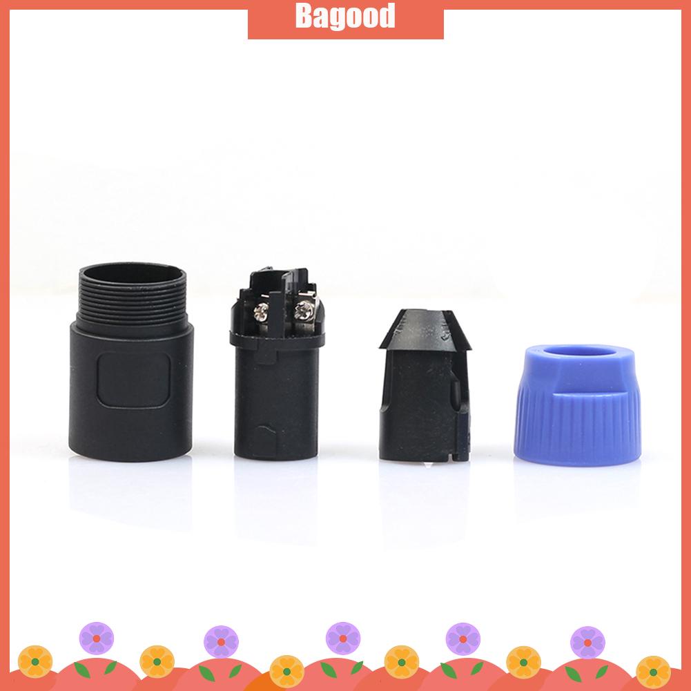 bagood-พร้อมส่ง-อะแดปเตอร์ปลั๊กเชื่อมต่อสายลําโพง-ชุบนิกเกิล-4-ขา-4pin-nl4fc-10-ชิ้น