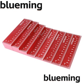 Blueming2 ไม้บรรทัดวัดความสูง แบบอลูมิเนียมอัลลอย พร้อมกล่องเลเซอร์ ความแม่นยําสูง สําหรับงานไม้ 8 ชิ้น