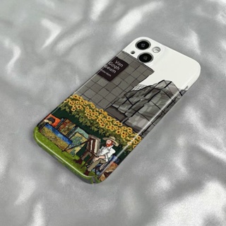 เคสโทรศัพท์มือถือ ลายภาพวาด Van Gogh สําหรับ Apple Iphone 15 14 13pro 12 11xsmax xr 7 8p FPZC