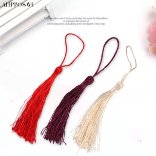 𝒂𝒍𝒆𝒑🌷จี้พู่โพลีเอสเตอร์ ความเหนียวสูง หลายสี พร้อมแหวนแขวน สําหรับคั่นหนังสือ