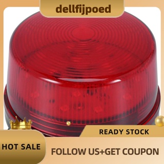 【dellfijpoed】ไฟกระพริบเตือน Led 12v สีแดง สําหรับบ้าน ระบบเตือนภัย