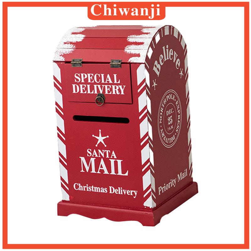 chiwanji-กล่องไปรษณีย์-ลายซานต้าคลอส-สไตล์วินเทจ-สําหรับตกแต่งบ้าน-สวน-งานแต่งงาน-คริสต์มาส
