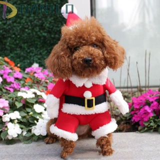 Danilo เสื้อฮู้ดดี้ ลายซานต้า คริสต์มาส สําหรับสัตว์เลี้ยง สุนัข