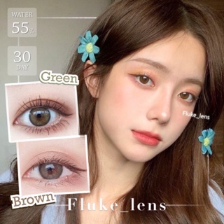 คอนแทคเลนส์ อมน้ำ55% 🫒 Mini Olivia green , brown 🫒 Kittykawaii ยอดฮิตจากเกาหลี🇰🇷 เลนส์นิ่มบางสบายตา กรองแสง ถนอมดวงตา