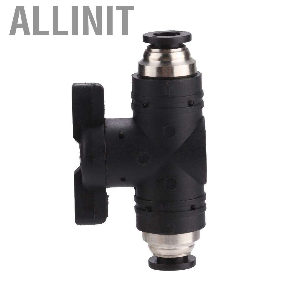 Allinit 2-Way Aquarium Air Flow Control CO2 Regulator Manual On/Off ...