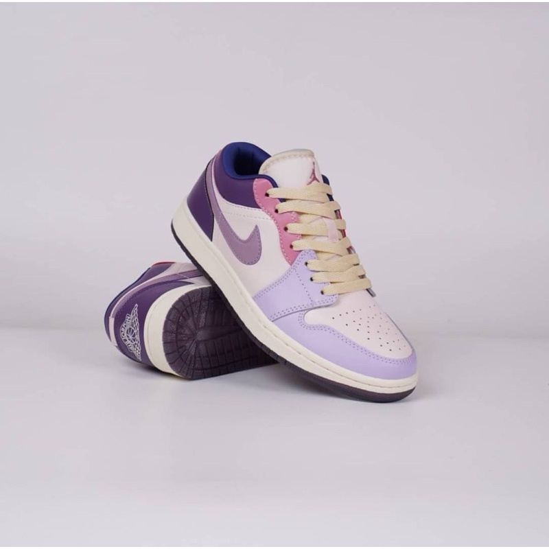 Nike Air Jordan 1 Low Pastel Purple (ขนาด 36_40) ของแท้ 100 Shopee