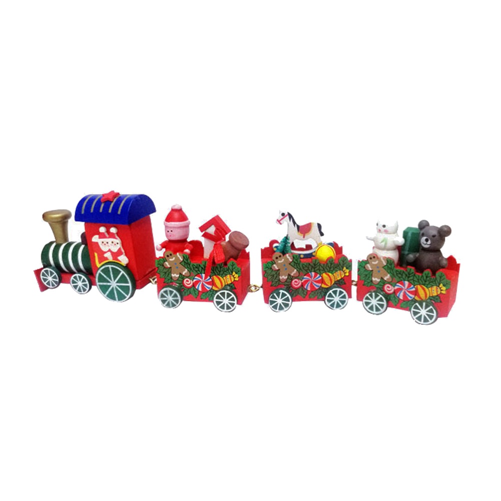 christmas-รถไฟไม้-ของเล่น-ของขวัญคริสต์มาส-สําหรับเด็ก
