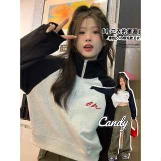 Candy Kids   เสื้อผ้าผู้ญิง แขนยาว แขนเสื้อยาว คลุมหญิง สไตล์เกาหลี แฟชั่น  Korean Style รุ่นใหม่ Trendy Beautiful  Chic ทันสมัย พิเศษ ทันสมัย A98J8ZP 39Z230926