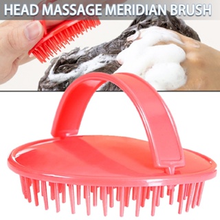 Aimy Women Men Plastic Round Shower Massage Brush Shampoo Scalp Scrubber Comb