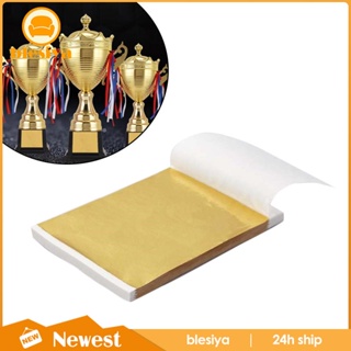 [Blesiya] กระดาษห่อลูกอม ฟอยล์อลูมิเนียม สีทอง สําหรับเฟอร์นิเจอร์ 100 ชิ้น