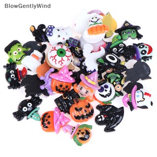 Blowgentlywind ฟักทองเรซิ่น หลังแบน DIY 10 ชิ้น