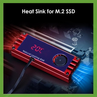 [aigoni.th] ฮีทซิงค์ระบายความร้อนดิจิทัล M.2 SSD พร้อมพัดลมระบายความร้อนเทอร์โบ