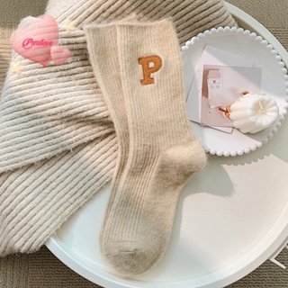 Purelove&gt; ใหม่ ถุงเท้าผ้าแคชเมียร์ แบบนิ่ม ให้ความอบอุ่น แฟชั่นฤดูใบไม้ร่วง และฤดูหนาว สไตล์เกาหลี และญี่ปุ่น สําหรับผู้หญิง