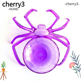 Cherry3 ตะกร้าใส่อาหาร ผลไม้ ลูกกวาด ลายแมงมุม สไตล์วินเทจ โกธิค สําหรับตกแต่งบ้าน ฮาโลวีน