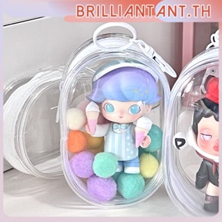 10 ซม.หนา Pvc Organizer กล่องพวงกุญแจกระเป๋าปกป้องของเล่น, กล่องเก็บสำหรับ Jasmine Bubble Matt bri