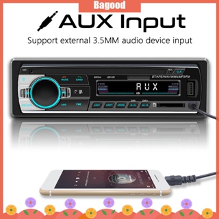 ♪Bagood♪พร้อมส่ง เครื่องเล่นมัลติมีเดีย MP3 บลูทูธ FM รับสัญญาณวิทยุ AUX-in แฮนด์ฟรี สําหรับรถยนต์ รถบรรทุก รถบัส