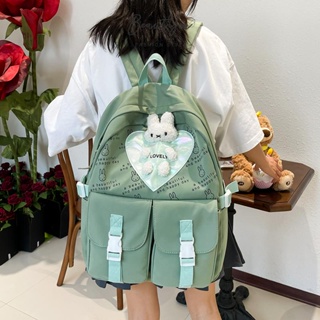 [BeautYou.th] กระเป๋าเป้สะพายหลัง กระเป๋านักเรียน มีซิป ขนาดใหญ่ ลายสัตว์น่ารัก สําหรับเด็กนักเรียน