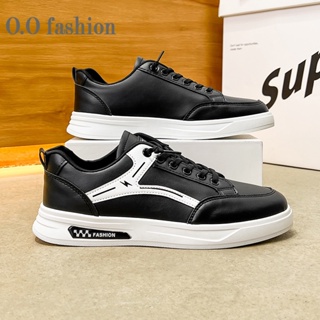 O.O fashion   รองเท้าผ้าใบผู้ชาย รองเท้าลำลองผู้ชาย  ผ้าใบแฟชั่น สไตล์เกาหลี กีฬากลางแจ้ง ทำงาน ลำลอง คุณภาพสูง High quality ทันสมัย Unique XBX2390MO0 37Z230910