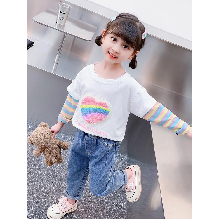 girls-long-sleeved-spring-and-autumn-new-girls-foreign-cotton-blouse-childrens-wear-boys-bottomed-t-shirt-3