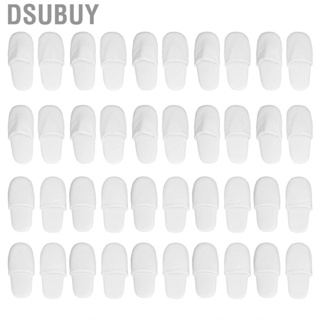 Dsubuy 10Pairs Spa Hotel Guest Soft Slipper Closed Toe Disposable Travel Hot MN