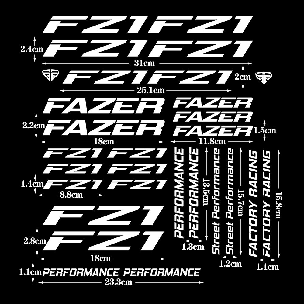 สติกเกอร์สะท้อนแสง-fz1-fazer-สําหรับติดตกแต่งหมวกกันน็อครถจักรยานยนต์-yamaha-fz1