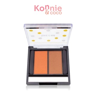 Sheene Polka Dots Mini Face Color บลัชออน 2 เฉดสี ชีเน่.