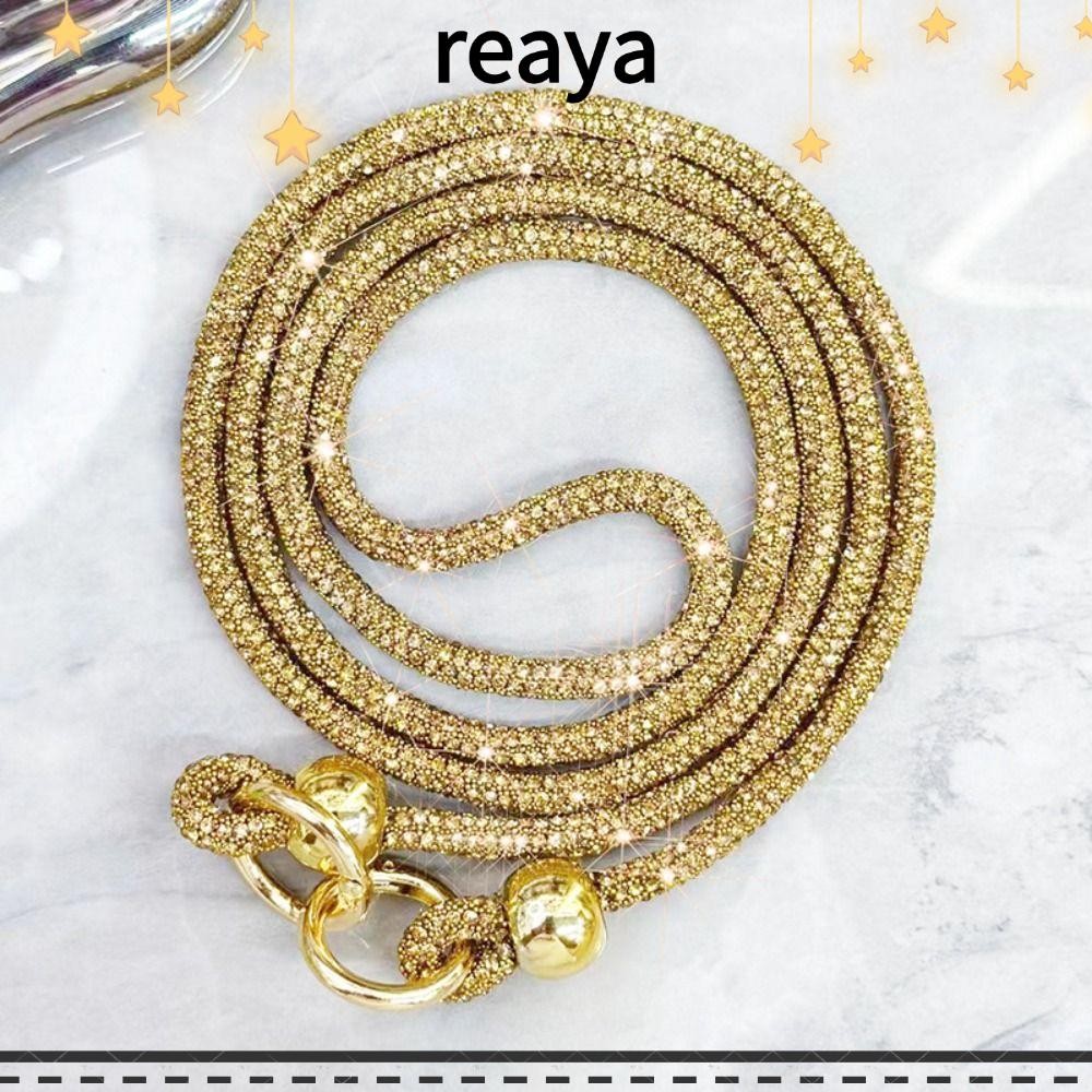 Reaya Rhinestone Phone Lanyard, Bling Bling Bright Phone Anti-lost Rope ...
