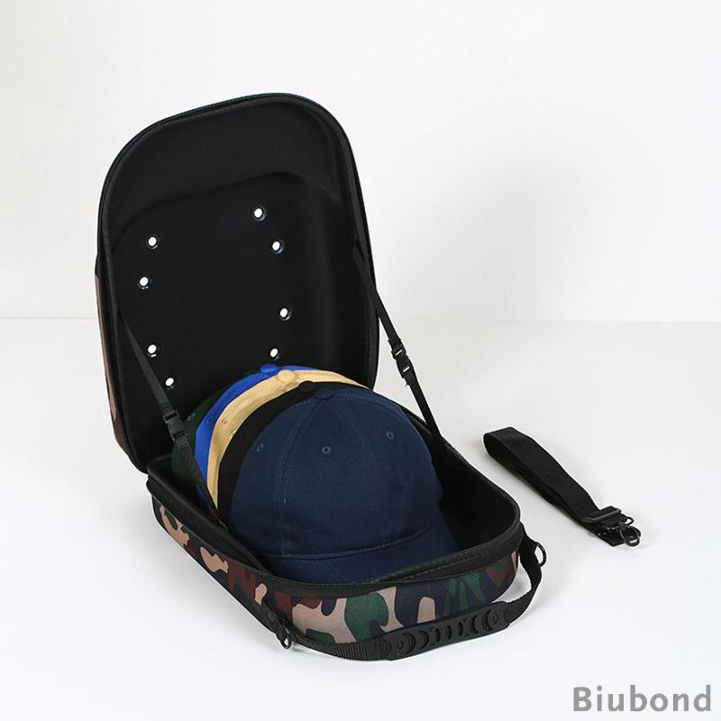 biubond-กระเป๋าเป้สะพายหลัง-eva-กันฝุ่น-ปรับได้-6-ช่อง-สําหรับใส่หมวก
