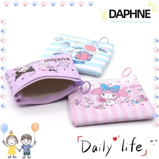 Daphne กระเป๋าใส่เหรียญ พวงกุญแจ แบบพกพา ขนาดเล็ก ลาย Cinnamoroll Kawaii สําหรับผู้หญิง