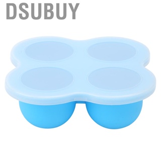 Dsubuy 4 Holes  Grade Silicone Egg Steaming Tray Cooking Tool For Kitc New