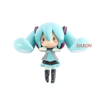 ฟิกเกอร์ PVC รูปปั้นอนิเมะ Hatsune Miku น่ารัก สําหรับตกแต่งบ้าน