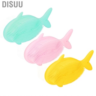 Disuu Baby Bath Brush Cartoon Whale Shape Silicone Soft Hair  Toys JY