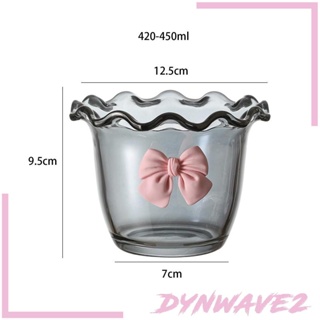 [Dynwave2] ชามแก้วใส สําหรับใส่ไอศกรีม โยเกิร์ต