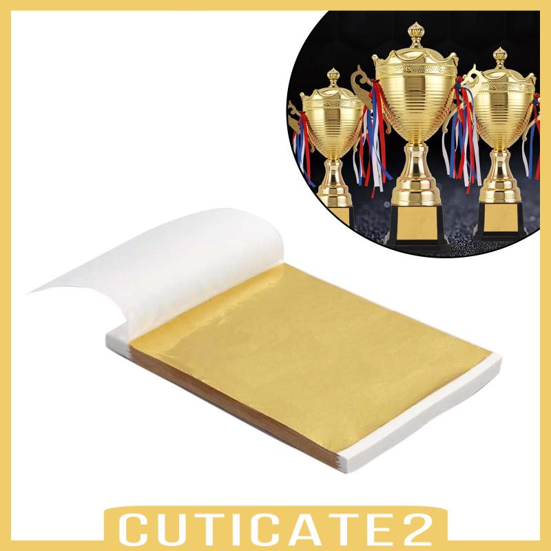 cuticate2-แผ่นกระดาษฟอยล์สีทอง-สําหรับตกแต่งเล็บ-100-ชิ้น