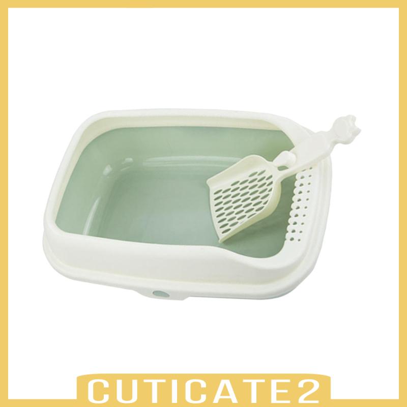 cuticate2-ถาดทราย-กึ่งปิด-กันกระเซ็น-สําหรับสัตว์เลี้ยง-แมว