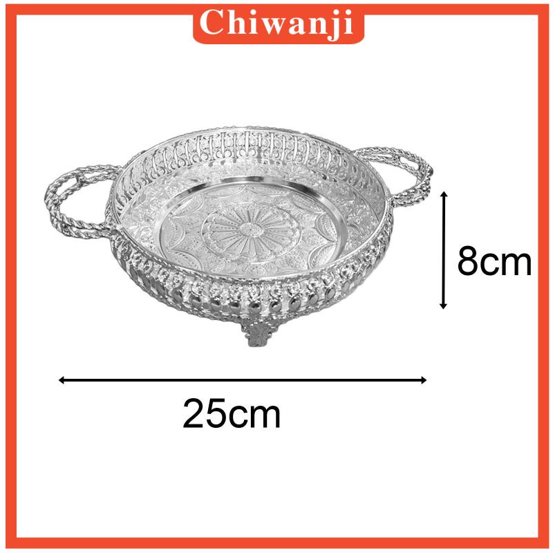 chiwanji-ถาดเหล็ก-สําหรับใส่ผลไม้-ลูกอม