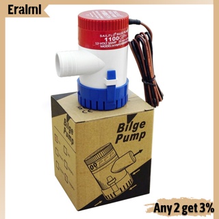 Eralml ปั๊มน้ําใต้ท้องเรือ 1100 GPH 12V 24V สําหรับเรือยอร์ช รถบ้าน สปา สระว่ายน้ํา